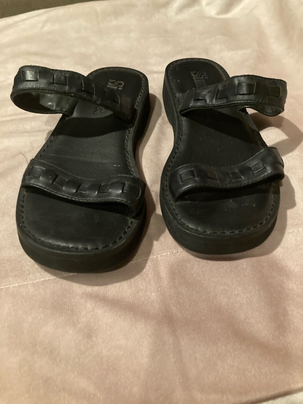 Simple Black Women's Slide Sandals